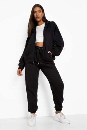 X7B004 BOOHOO BLUZA DAMSKA Z KAPTUREM CZARNA XS XS - obrazek 3