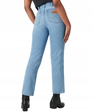 X6D008 WRANGLER NIEBIESKIE JEANSY WILD WEST 26/32 - obrazek 3