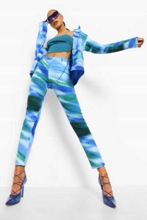 Z7G201 BOOHOO SPODNIE OMBRE SLIM FIT L-XL L-XL - obrazek 6