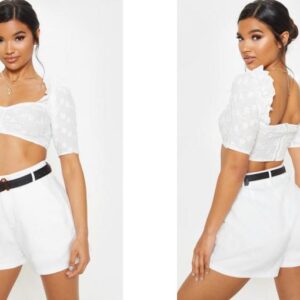 Z8D206*PLT BIAŁY TOP HAFTOWANY BOHO XXL 44 A00