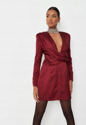 M2D206 MISSGUIDED BORDOWA SUKIENKA DEKOLT V 38 M - obrazek 2