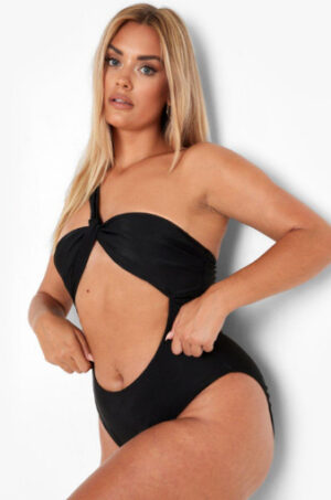 X3C125 BOOHOO PLUS STRÓJ KĄPIELOWY ASYMETRIA 3XL 3XL - obrazek 3