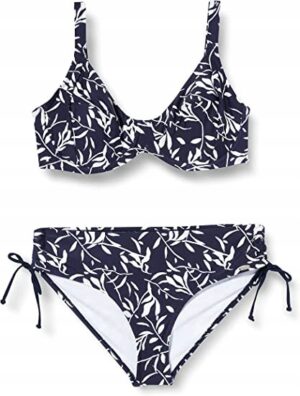 X8F107 SCHIESSER GRANATOWE BIKINI WZORZYSTE 44C - obrazek 5