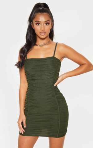 M8F208 PETTYLITTLETHING PETITE DOPASOWANA MARSZCZONA SUKIENKA 34 XS - obrazek 4