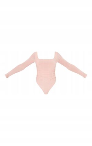 M3F107 MARSZCZONE RÓŻOWE BODY Z DŁUGIM RĘKAWEM PRETTYLITTLETHING 32 - obrazek 2
