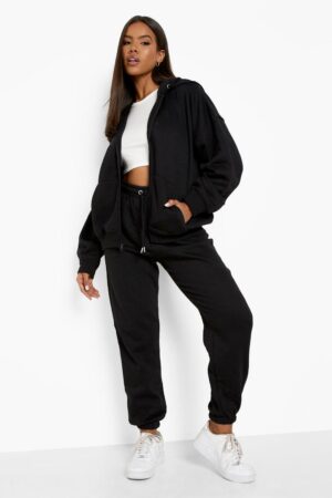 X7B004 BOOHOO BLUZA DAMSKA Z KAPTUREM CZARNA XS XS - obrazek 4