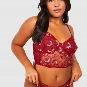 X9B308 BOOHOO PLUS SIZE KOMPLET BIELIZNY DAMSKI 44