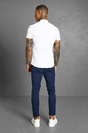 X8C213 BOOHOO MAN MĘSKIE SPODNIE SUPER SKINN 34 - obrazek 4
