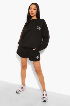 X5F002 BOOHOO BIAŁA BLUZA DAMSKA SPORTOWA NAPISY L L - obrazek 2