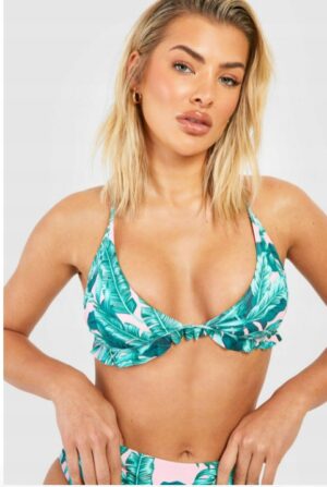 Z5E201 BOOHOO DAMSKI KOMPLET BIKINI TROPIKAL 40 - obrazek 4