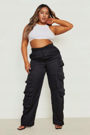X9G102 BOOHO SZEROKIE SPODNIE PLUS SIZE 5XL - obrazek 3