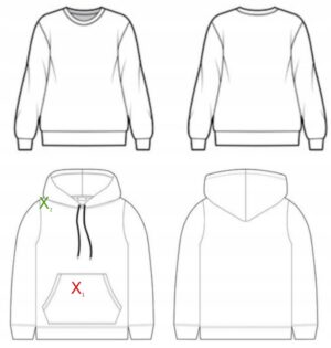 X5A110 PLT BIAŁA BLUZA KRÓTKA ZAMEK 38-40 M - obrazek 6