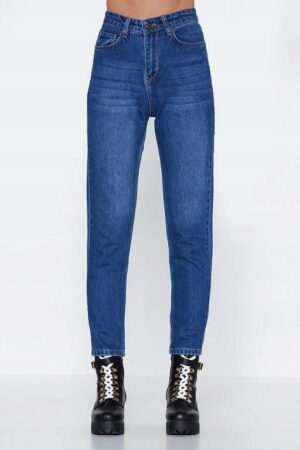 Z1A001 NASTY GAL NIEBIESKIE DAMSKIE SPODNIE JEANSOWE PROSTE 38 M
