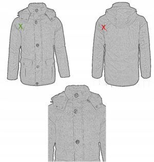 X7E114 ECD KRÓTKA KURTKA BEZ PODSZEWKI RÓŻOWA XL XL - obrazek 5