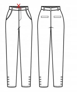 Z2A005 MATERIAŁOWE ELEGANCKIE SPODNIE MĘSKIE SLIM FIT BOOHOO MAN 34 S - obrazek 5