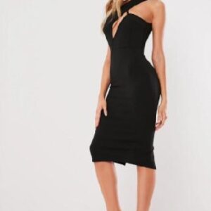 M0D214 MISSGUIDED DOPASOWANA SUKIENKA MIDI 36 S