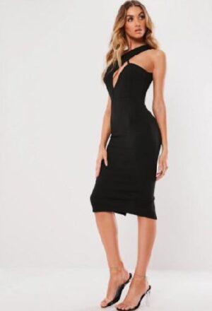 M0D214 MISSGUIDED DOPASOWANA SUKIENKA MIDI 36 S
