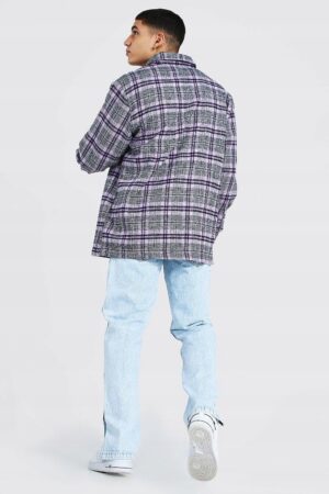 X3A005 BOOHOO MAN SPODNIE JEANSOWE POPPER 30 30 - obrazek 2