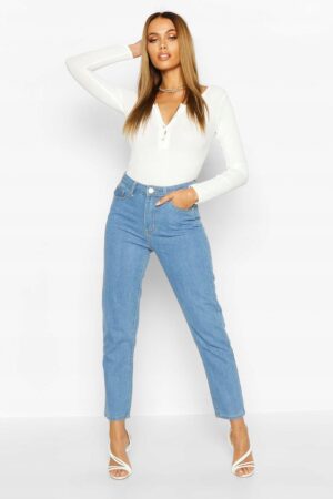 Z9E211 DAMSKIE SPODNIE JEANSOWE 7/8 STRAIGHT LEG BOOHOO 40 - obrazek 2