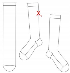 X2B001 BOOHOO MĘSKIE SKARPETKI BIAŁE 2-PACK 41-43 - obrazek 2