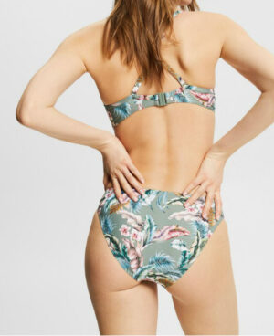 X8D123 ESPRIT FIGI OD BIKINI W EGZOTYCZNE KWIATY M - obrazek 2