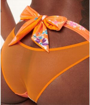 M6B006 SAVAGE FENTY WYSOKO WYCIĘTE BIKINI NADRUK S - obrazek 4