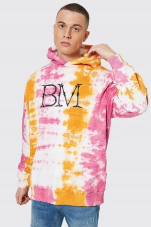 X7D11 BOOHOOMAN OVERSIZED BLUZA MĘSKA Z KAPTUREM M