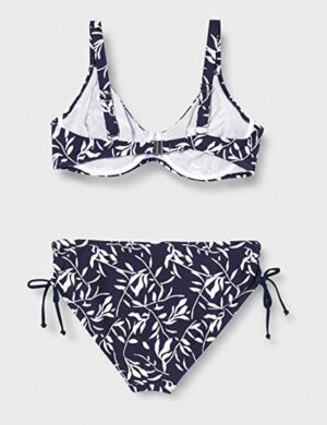 X8F107 SCHIESSER GRANATOWE BIKINI WZORZYSTE 44C - obrazek 4