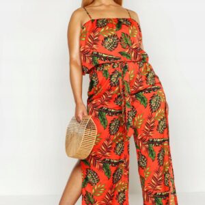 Z0A015 BOOHOO PLUS LETNI TOP NA RAMIĄCZKACH 4XL