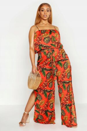 Z0A015 BOOHOO PLUS LETNI TOP NA RAMIĄCZKACH 4XL