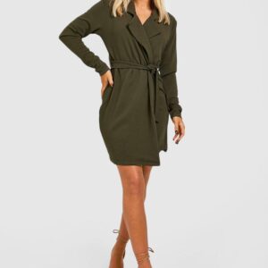 X8A108 BOOHOO SUKIENKA DAMSKA MINI KHAKI L