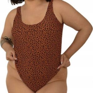 X9E215 VERO MODA STRÓJ KĄPIELOWY PANTERKA 52 6XL