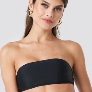 Z3B212 NA-KD BANDEAU BIKINI GÓRA CZARNY_ M