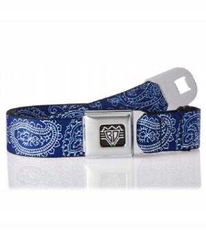 X4B112 BUCKLE DOWN WZORZYSTY PASEK UNISEX ONE SIZE