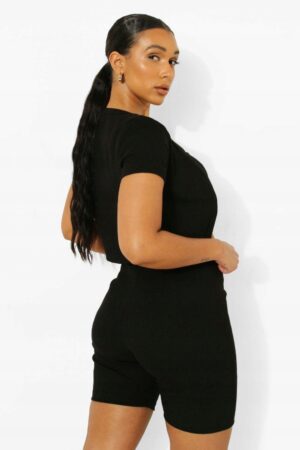 X3C124 BOOHOO DAMSKIE SPODENKI CZARNE 42XL XL - obrazek 3