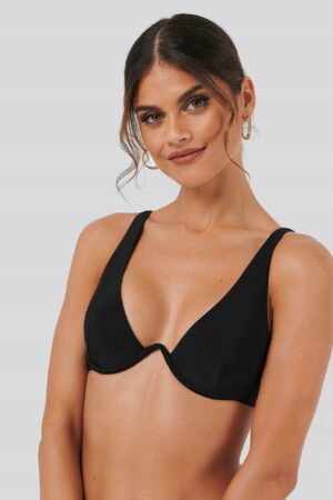 M1E113 NA-KD CZARNE BIKINI USZTYWNIANE 34 XS