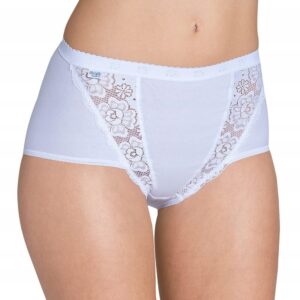 X8D319 SLOGGI BIAŁE MAJTKI CHIC MAXI 4 PACK M