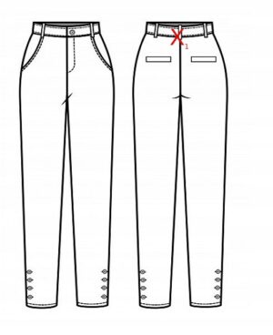 Z8D205 BOOHOO MAN MATERIAŁOWE SPODNIE SKINNY S/34 - obrazek 5