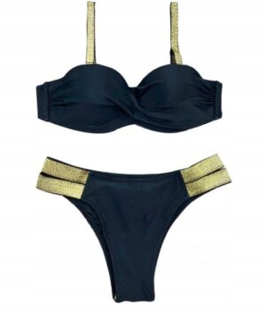 Z2G005 JFAN CZARNE BIKINI KOMPLET PUSH UP FIGI M