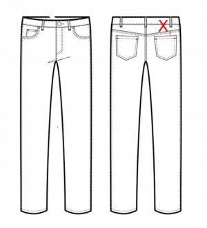 X6D008 WRANGLER NIEBIESKIE JEANSY WILD WEST 26/32 - obrazek 5