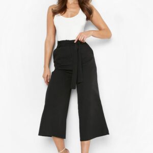 X6F308 BOOHOO SPODNIE DAMSKIE CZARNE KOLUTY 44 XXL