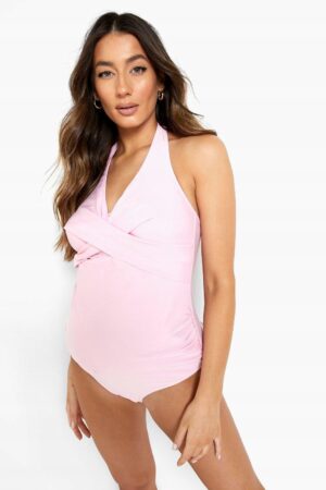 Z1A023 BOOHOO MATERNITY KOSTIUM KĄPIELOWY RÓŻ 38 - obrazek 2