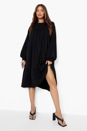 M3F106 BOOHOO SUKIENKA DAMSKA CZARNA KLASYCZNA 46 - obrazek 4