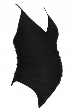 X8F215 BOOHOO MATERNITY STRÓJ KĄPIELOWY CZARNY 38 - obrazek 2
