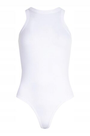 X7F307 BOOHOO BODY DAMSKIE BAWEŁNIANE BIAŁE 40 - obrazek 2