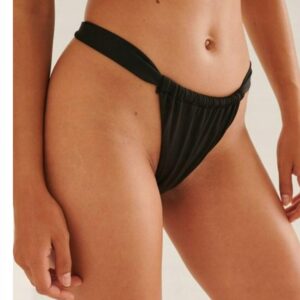 X8F201 NASTY GAL DAMSKI DÓŁ OD BIKINI CZARNY 42