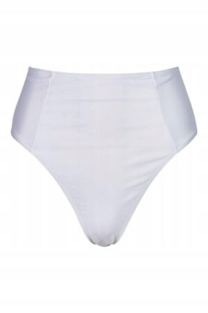 M0F107 BIAŁE FIGI OD BIKINI Z WYSOKIM STANEM BOOHOO 38 - obrazek 3