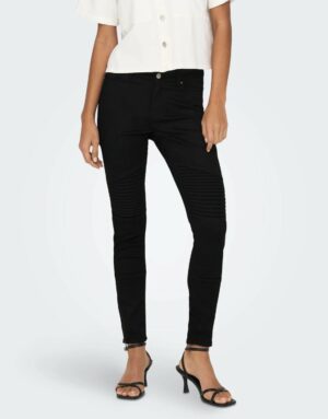 V2A119 CZARNE JEANSY SKINNY XXL