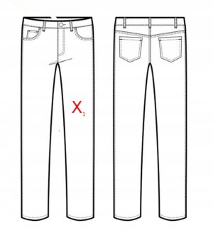 M6A008 BOOHOO MĘSKIE SPODNIE JEANSY CZARNE 48 - obrazek 4