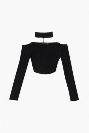 Z3G126 BOOHOO DAMSKI TOP BEZ PLECÓW CHOKER 38